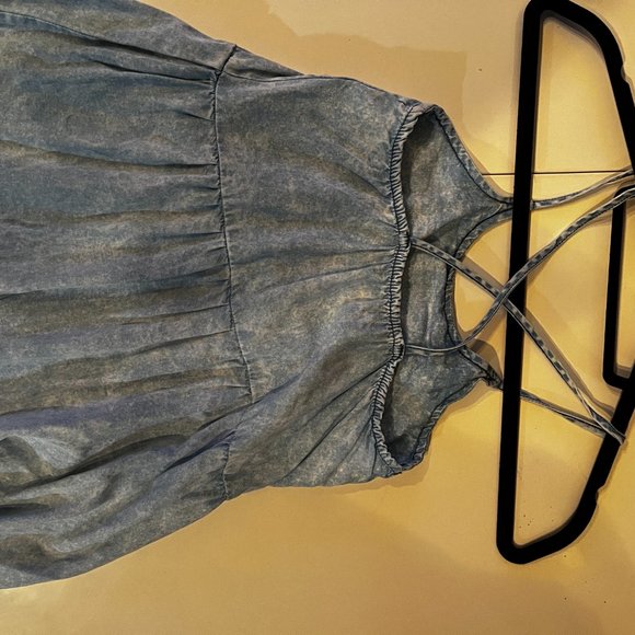 Zara Kids Size 10‎ Blue and White Dress - Picture 9 of 14